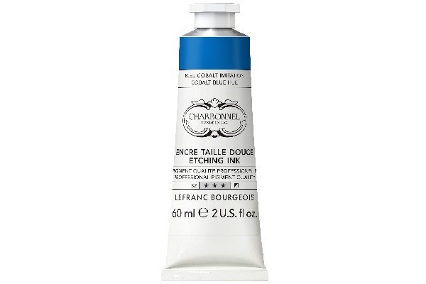 LB Charbonnel Charbo Ink 60Ml Cobalt Blue 064 in the group Sport, leisure & Hobby / Hobby / Paint & Draw / Artist Colors / Printing inks at TP E-commerce Nordic AB (C45104)