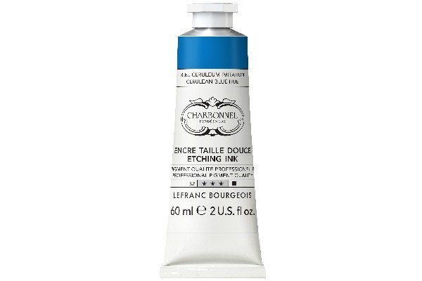 LB Charbonnel Charbo Ink 60Ml Cerulean Blue 065 in the group Sport, leisure & Hobby / Hobby / Paint & Draw / Artist Colors / Printing inks at TP E-commerce Nordic AB (C45105)