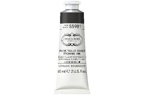 LB Charbonnel Charbo Ink 60Ml Black 55981, 276 in the group Sport, leisure & Hobby / Hobby / Paint & Draw / Artist Colors / Printing inks at TP E-commerce Nordic AB (C45130)
