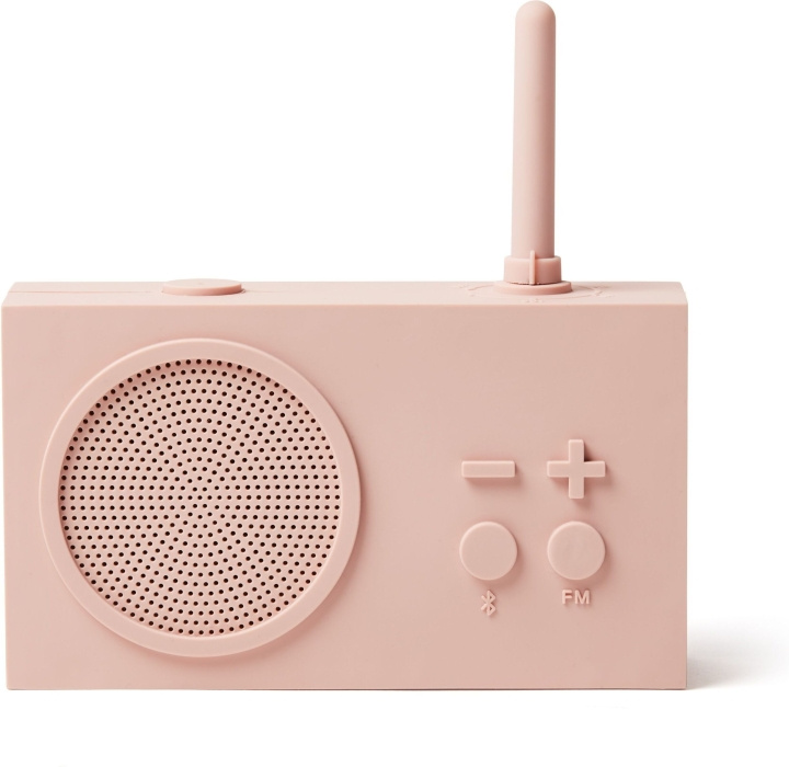 Lexon Tykho3 -FM-radio Bluetooth-yhteydellä, vaaleanpunainen in the group HOME ELECTRONICS / Audio & Picture / Home cinema, Hifi & Portable / Radio & Alarm clocks / Radio at TP E-commerce Nordic AB (C45195)