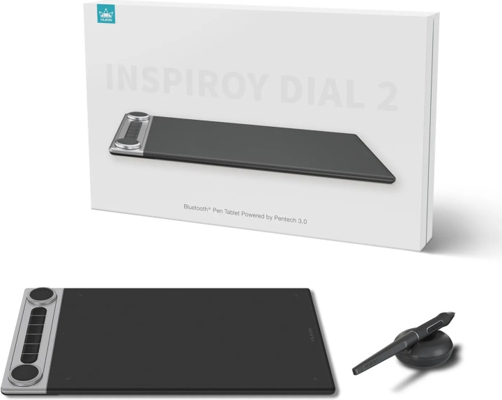 Huion Inspiroy Dial 2 Q630M -piirtopöytä in the group COMPUTERS & PERIPHERALS / Computer accessories / Other at TP E-commerce Nordic AB (C45328)