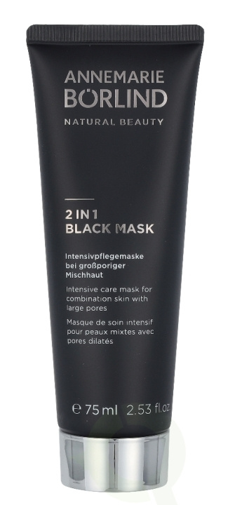 Annemarie Borlind 2 In 1 Black Mask 75 ml in the group BEAUTY & HEALTH / Skin care / Face / Masks at TP E-commerce Nordic AB (C45820)
