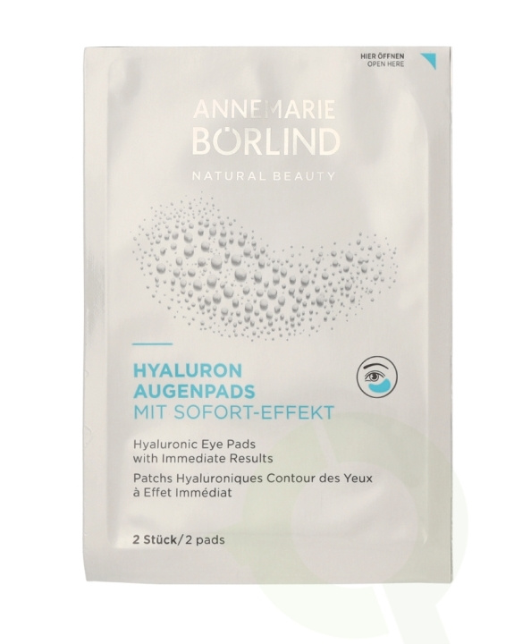Annemarie Borlind Hyalluronic Eye Pads 14.88 gr 6x2 pcs in the group BEAUTY & HEALTH / Skin care / Face / Eyes at TP E-commerce Nordic AB (C45823)