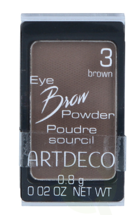 Artdeco Eye Brow Powder 0.8 gr #3 Brown in the group BEAUTY & HEALTH / Makeup / Eyes & Eyebrows / Eyebrow kits at TP E-commerce Nordic AB (C45882)