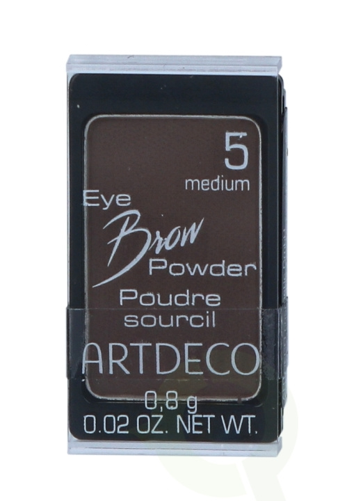 Artdeco Eye Brow Powder 0.8 gr #5 Medium in the group BEAUTY & HEALTH / Makeup / Eyes & Eyebrows / Eyebrow kits at TP E-commerce Nordic AB (C45883)