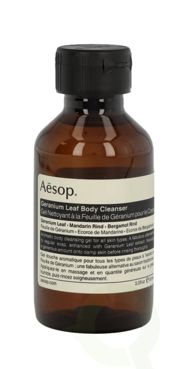 AESOP Geranium Leaf Body Cleanser 100 ml in the group BEAUTY & HEALTH / Skin care / Body health / Bath & Shower gels at TP E-commerce Nordic AB (C45896)