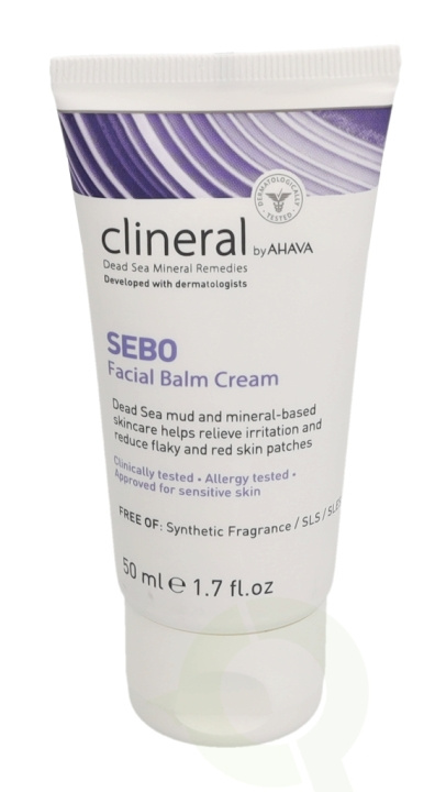 Ahava Clineral SEBO Facial Balm Cream 50 ml Approved Sor Sensitive Skin in the group BEAUTY & HEALTH / Skin care / Face / Face creams at TP E-commerce Nordic AB (C45998)