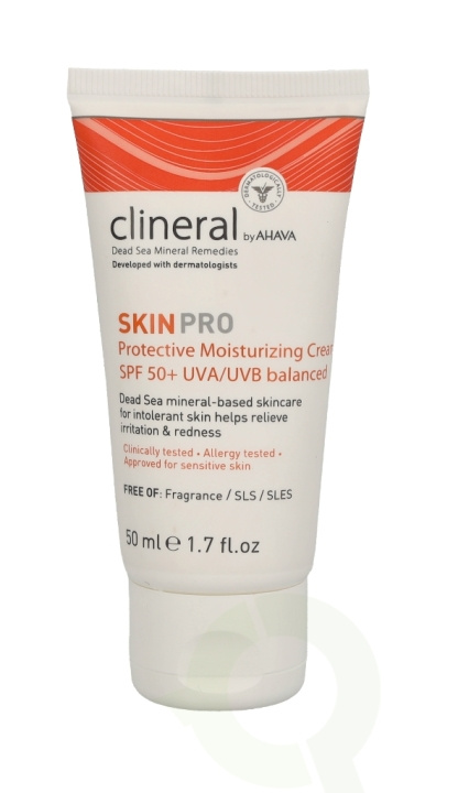 Ahava Clineral SKINPRO Protective Moist. SPF50 50 ml Approved For Sensitive in the group BEAUTY & HEALTH / Skin care / Face / Face creams at TP E-commerce Nordic AB (C45999)