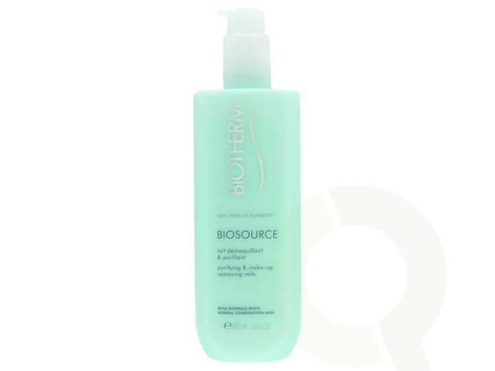 Biotherm Biosource Purifying &Makeup Removing Milk 400 ml Normal Combination Skin - Suitable For Sensitive Skin in the group BEAUTY & HEALTH / Makeup / Makeup removal at TP E-commerce Nordic AB (C46146)