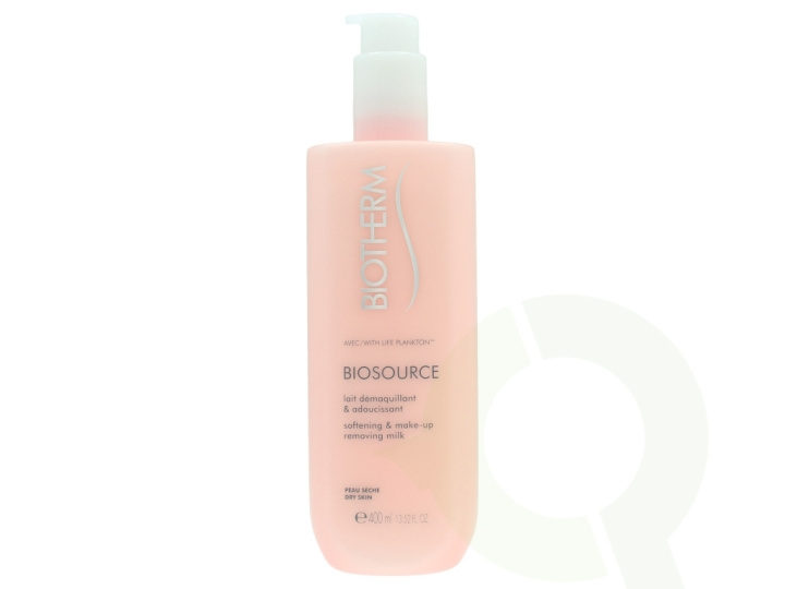 Biotherm Biosource Softening & Makeup Removing Milk 400 ml Dry Skin in the group BEAUTY & HEALTH / Makeup / Makeup removal at TP E-commerce Nordic AB (C46147)
