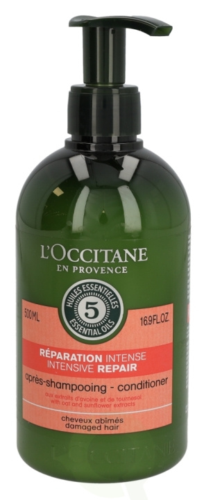 L\'Occitane 5 Ess. Oils Intensive Repair Conditioner 500 ml Damaged Hair in the group BEAUTY & HEALTH / Hair & Styling / Hair care / Conditioner at TP E-commerce Nordic AB (C46386)