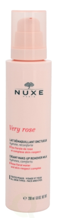 Nuxe Very Rose Creamy Make-up Remover Milk 200 ml All Skin Types - Face And Eyes in the group BEAUTY & HEALTH / Makeup / Makeup removal at TP E-commerce Nordic AB (C46429)