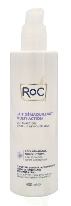 ROC Multi Action Make-Up Remover Milk 400 ml All Skin Types in the group BEAUTY & HEALTH / Makeup / Makeup removal at TP E-commerce Nordic AB (C46446)