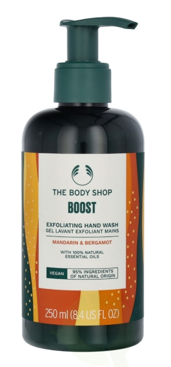 The Body Shop Boost Exfoliating Hand Wash 250 ml Mandarin & Bergamot in the group BEAUTY & HEALTH / Skin care / Body health / Scented soaps at TP E-commerce Nordic AB (C46489)