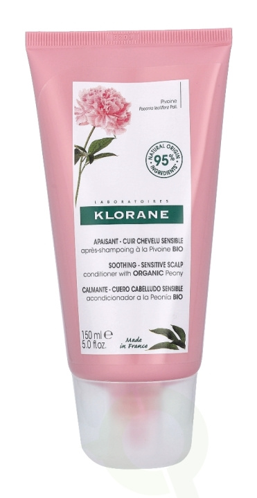 Klorane Gel Conditioner With Peony 150 ml Sensitive And Irritated Scalp in the group BEAUTY & HEALTH / Hair & Styling / Hair care / Conditioner at TP E-commerce Nordic AB (C46608)
