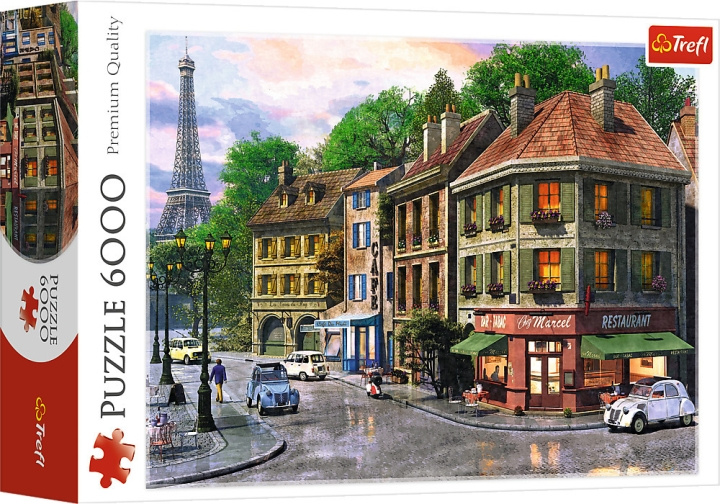 TREFL Paris streets pussel, 6000 bitar in the group Sport, leisure & Hobby / Hobby / Puzzle at TP E-commerce Nordic AB (C46754)