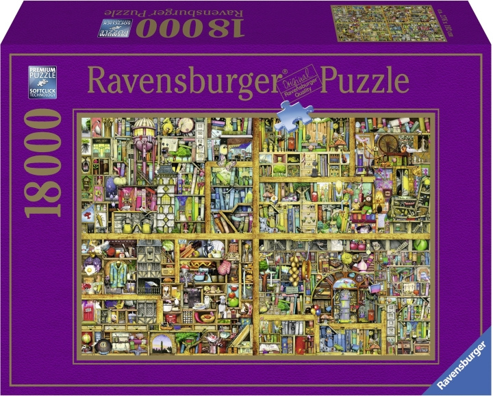 Ravensburger Magical Bookcase Puzzle, 18 000 bitar in the group TOYS, KIDS & BABY PRODUCTS / Toys / Puzzles at TP E-commerce Nordic AB (C46758)