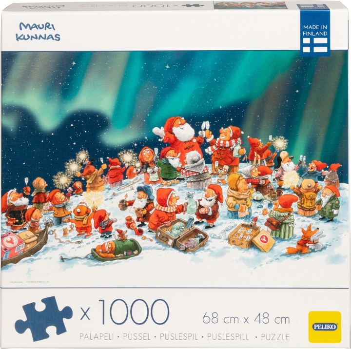 Mauri Kunnas julpussel, 1000 bitar in the group TOYS, KIDS & BABY PRODUCTS / Toys / Puzzles at TP E-commerce Nordic AB (C46807)