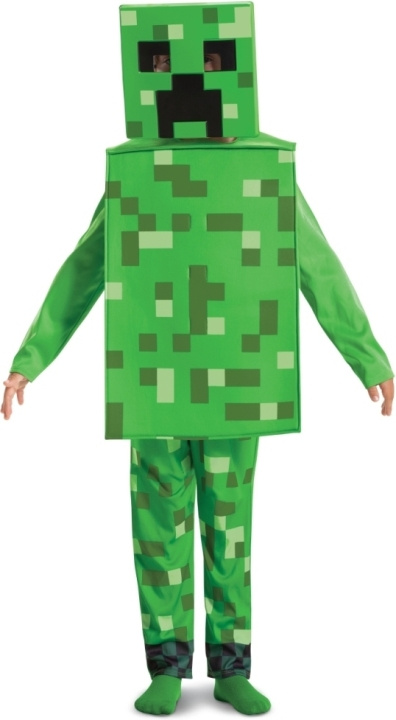 Minecraft Creeper Snygg kostym, 7-8 år, 127-136 cm in the group TOYS, KIDS & BABY PRODUCTS / Toys / Masquerade costumes at TP E-commerce Nordic AB (C46822)