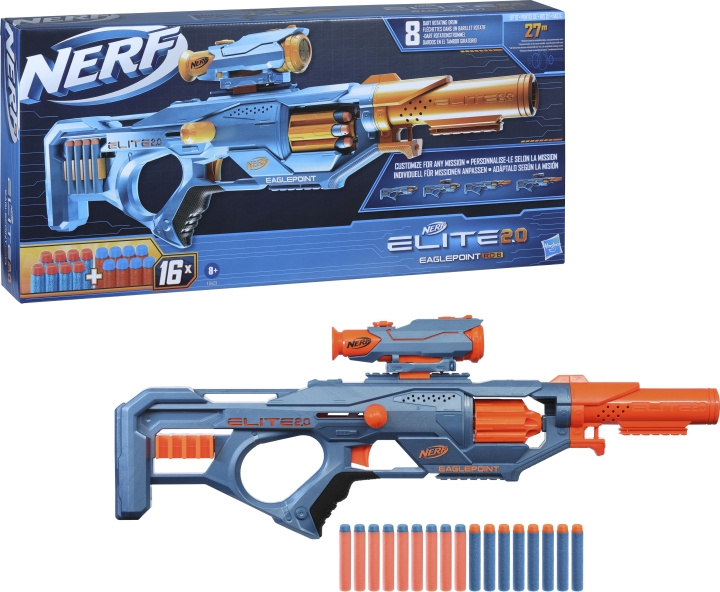 NERF ELITE 2.0 Blaster Eaglepoint RD 8 skumpistol in the group TOYS, KIDS & BABY PRODUCTS / Outdoor toys / Action play at TP E-commerce Nordic AB (C46844)
