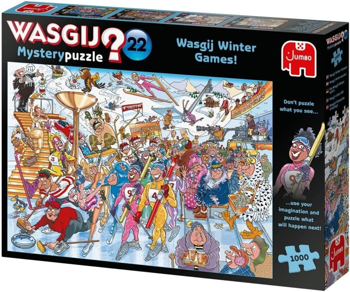 Wasgij Destiny 22 Winter Games! Mystery Puzzle 1000 Bits in the group Sport, leisure & Hobby / Hobby / Puzzle at TP E-commerce Nordic AB (C46860)