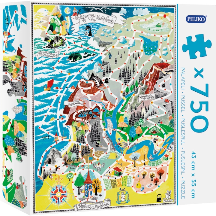 Mumin Muminspelpussel, 750 bitar in the group TOYS, KIDS & BABY PRODUCTS / Toys / Kids puzzle at TP E-commerce Nordic AB (C46892)