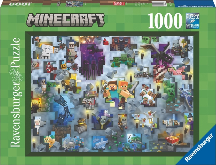 Minecraft Mobs 1000 bitars pussel in the group TOYS, KIDS & BABY PRODUCTS / Toys / Puzzles at TP E-commerce Nordic AB (C46924)