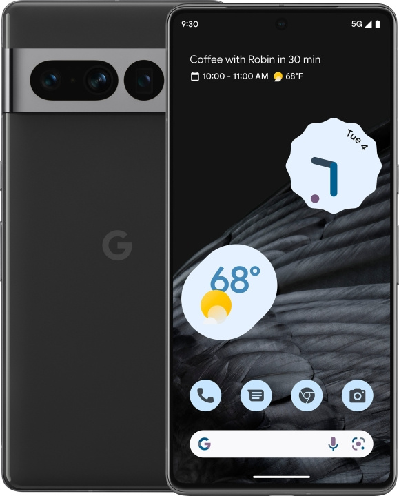 Google Pixel 7 Pro 5G -puhelin, 128/12 Gt, Obsidian in the group SMARTPHONE & TABLETS / Mobile phones & smartphones at TP E-commerce Nordic AB (C46958)