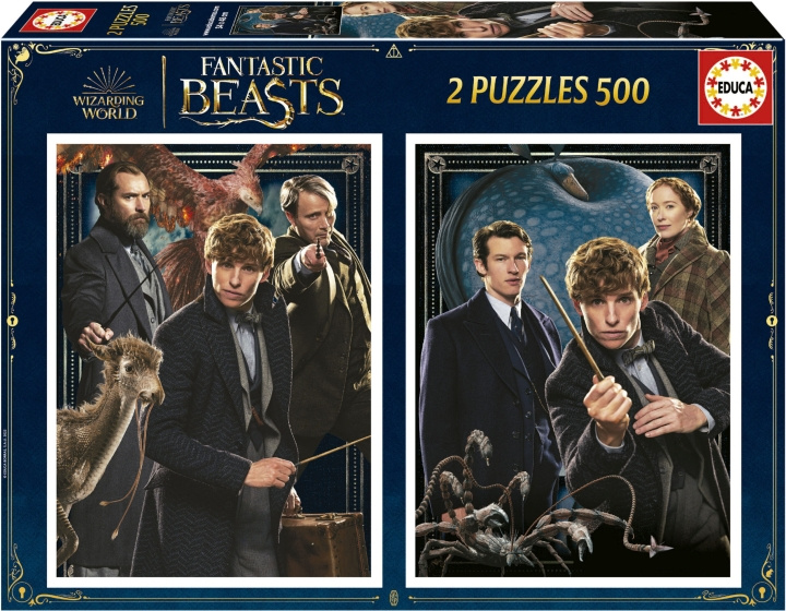 Educa Fantastic Beasts-pussel, 2x500 bitar in the group TOYS, KIDS & BABY PRODUCTS / Toys / Puzzles at TP E-commerce Nordic AB (C46972)