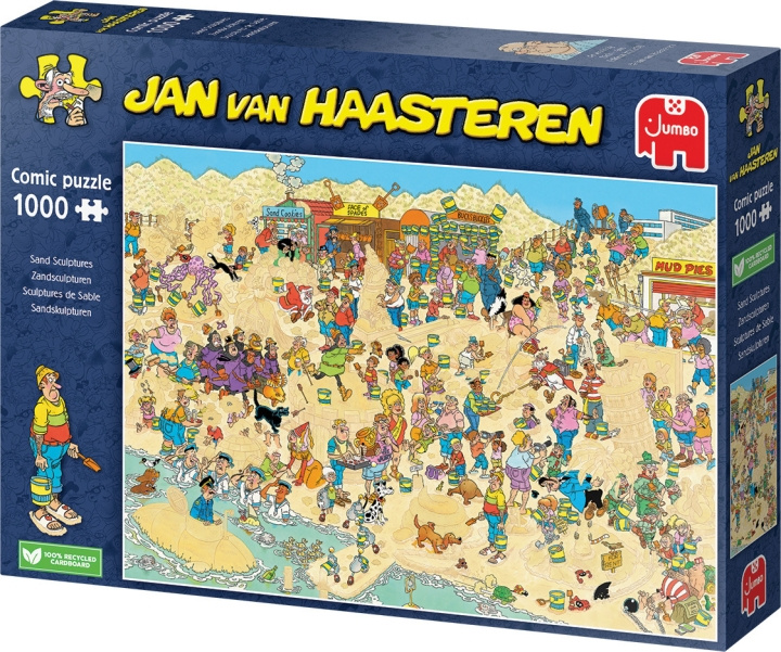 Jan Van Haasteren, Sandskulpturer pussel, 1000 bitar in the group Sport, leisure & Hobby / Hobby / Puzzle at TP E-commerce Nordic AB (C46987)