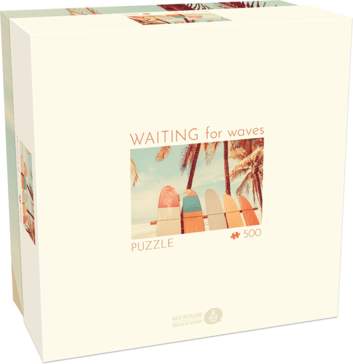 Tactic Lifestyle Waiting for the Waves - pussel, 500 bitar in the group TOYS, KIDS & BABY PRODUCTS / Toys / Puzzles at TP E-commerce Nordic AB (C47012)