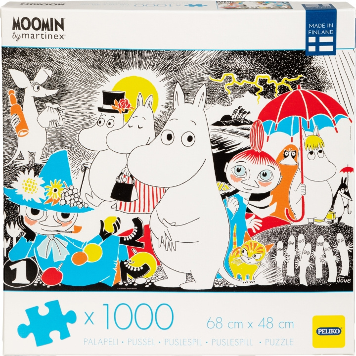 Peliko Mumin Comic Book Cover 1 pussel, 1000 bitar in the group TOYS, KIDS & BABY PRODUCTS / Toys / Puzzles at TP E-commerce Nordic AB (C47021)