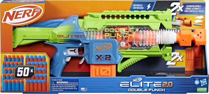 NERF Elite 2.0 Blaster Double Punch - skumprojektilpistol in the group TOYS, KIDS & BABY PRODUCTS / Outdoor toys / Action play at TP E-commerce Nordic AB (C47024)