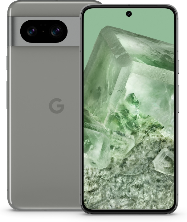 Google Pixel 8 5G -puhelin, 128/8 Gt, Hazel in the group SMARTPHONE & TABLETS / Mobile phones & smartphones at TP E-commerce Nordic AB (C47034)