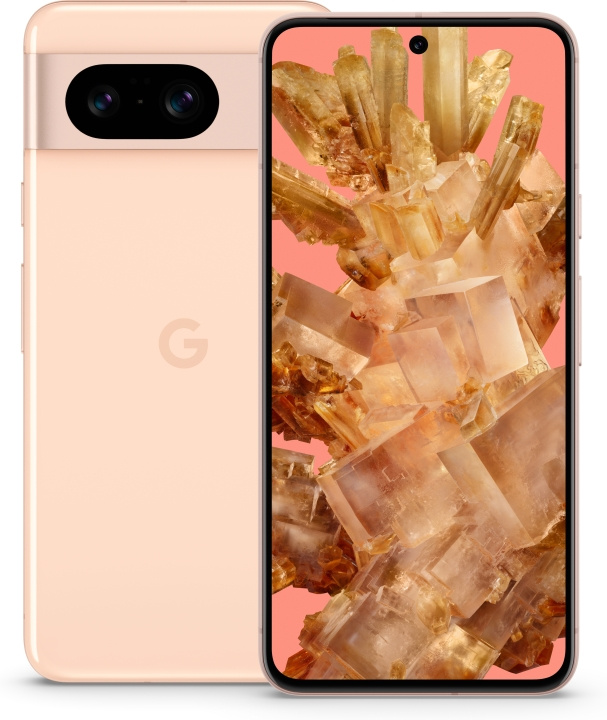 Google Pixel 8 5G -puhelin, 128/8 Gt, Rose in the group SMARTPHONE & TABLETS / Mobile phones & smartphones at TP E-commerce Nordic AB (C47035)