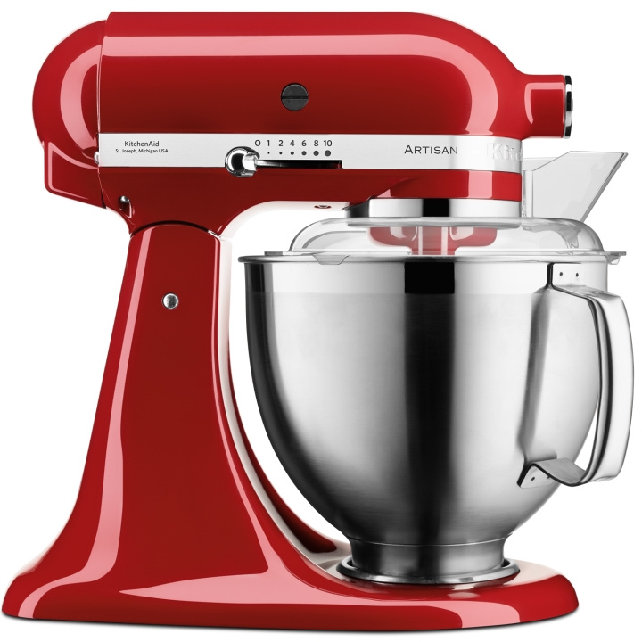 KitchenAid Artisan Köksmaskin Röd 4,8 + 3 liter 185EER in the group HOME, HOUSEHOLD & GARDEN / Household appliances / Food processor & Kitchen appliances / Kitchen appliances & Accessories at TP E-commerce Nordic AB (C47100)