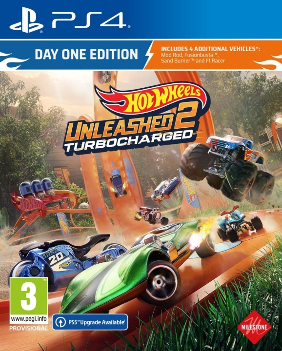 Hot Wheels Unleashed 2: Turbocharged - Day One Edition-spel PS4 in the group HOME ELECTRONICS / Game consoles & Accessories / Sony PlayStation 4 at TP E-commerce Nordic AB (C47254)