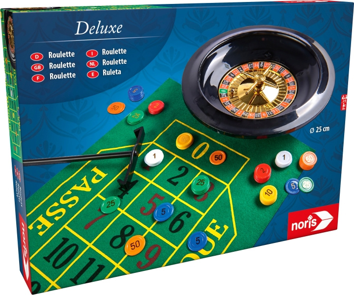 Noris Deluxe roulette, 25 cm in the group TOYS, KIDS & BABY PRODUCTS / Toys / Board games / Family Games at TP E-commerce Nordic AB (C47292)