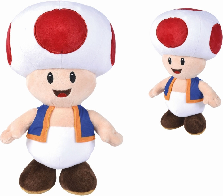 Simba Toys Benelux Simba Super Mario, Toad Plush Toy, 40 cm in the group TOYS, KIDS & BABY PRODUCTS / Baby toys / stuffed animals at TP E-commerce Nordic AB (C47293)