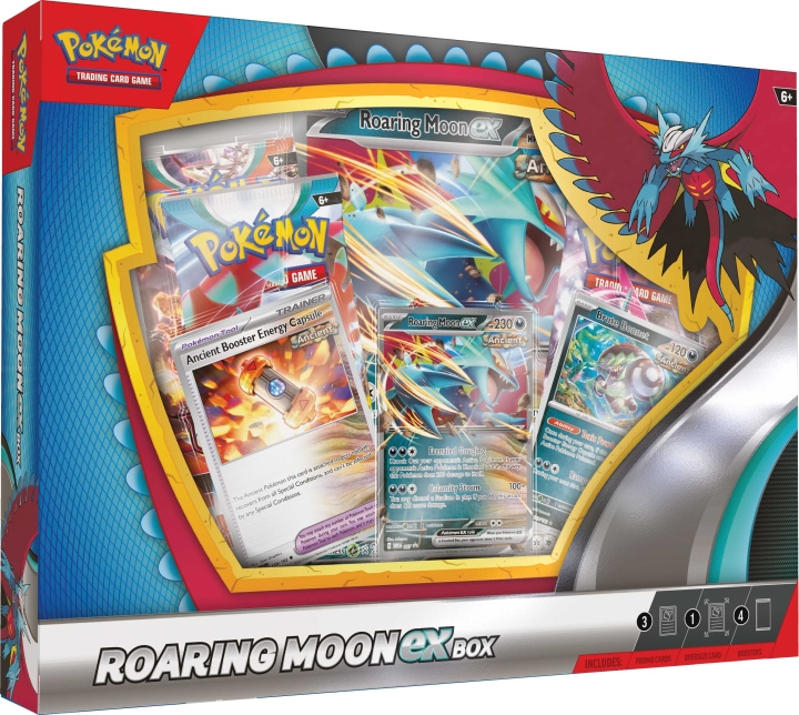 POKEMON TCG: Roaring Moon ex Box in the group TOYS, KIDS & BABY PRODUCTS / Toys / Toys at TP E-commerce Nordic AB (C47311)