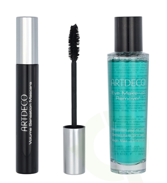 Artdeco Volume Sensation Mascara & Remover Set 65 ml Mascara 15ml/Eye Makeup Remover 50ml in the group BEAUTY & HEALTH / Makeup / Eyes & Eyebrows / Mascara at TP E-commerce Nordic AB (C47414)