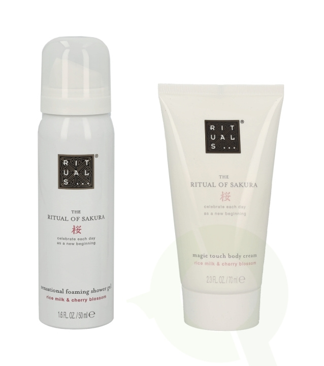 Rituals Sakura Set 120 ml Foaming Shower Gel 50ml/Body Cream 70ml in the group BEAUTY & HEALTH / Gift sets / Gift sets for her at TP E-commerce Nordic AB (C47446)