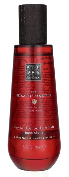 Rituals Ayurveda Natural Dry Oil For Body & Hair 100 ml Indian Rose & Sweet Almond Oil in the group BEAUTY & HEALTH / Hair & Styling / Hair care / Schampoo at TP E-commerce Nordic AB (C47465)