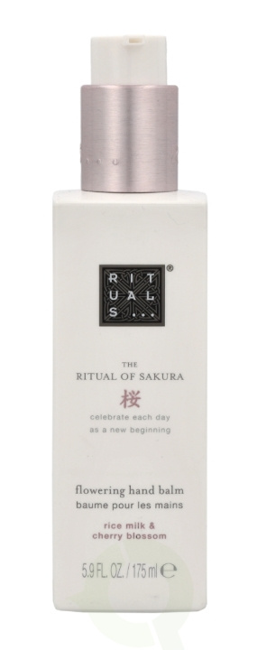 Rituals Sakura Flowering Hand Balm 175 ml Rice Milk & Cherry Blossom in the group BEAUTY & HEALTH / Manicure / Pedicure / Hand Creams at TP E-commerce Nordic AB (C47467)