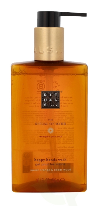 Rituals Mehr Happy Hands Wash 300 ml Sweet Orange & Cedar Wood in the group BEAUTY & HEALTH / Skin care / Body health / Bath & Shower gels at TP E-commerce Nordic AB (C47548)