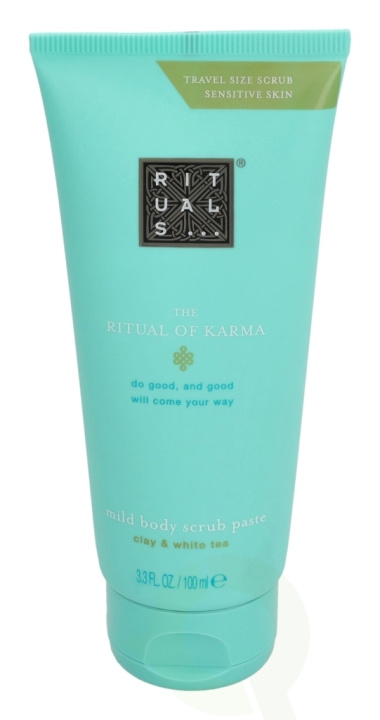 Rituals Karma Mild Body Scrub Paste 100 ml Clay & White Tea in the group BEAUTY & HEALTH / Skin care / Body health / Bath & Shower gels at TP E-commerce Nordic AB (C47575)