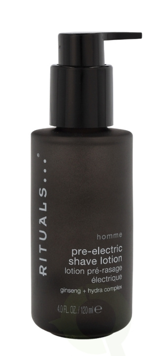 Rituals Homme Pre-Electric Shave Lotion 120 ml Ginseng + Hydra Complex in the group BEAUTY & HEALTH / Hair & Styling / Shaving & Trimming / Aftershave at TP E-commerce Nordic AB (C47607)