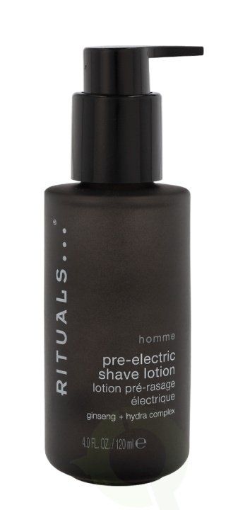 Rituals Homme Pre-Electric Shave Lotion 120 ml Ginseng + Hydra Complex in the group BEAUTY & HEALTH / Hair & Styling / Shaving & Trimming / Aftershave at TP E-commerce Nordic AB (C47607)