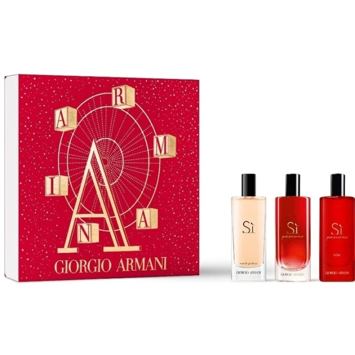 Armani Giftset Armani Si 15ml + Si Passione 15ml + Si Pasisone Eclat 15ml in the group BEAUTY & HEALTH / Gift sets / Gift sets for her at TP E-commerce Nordic AB (C47668)