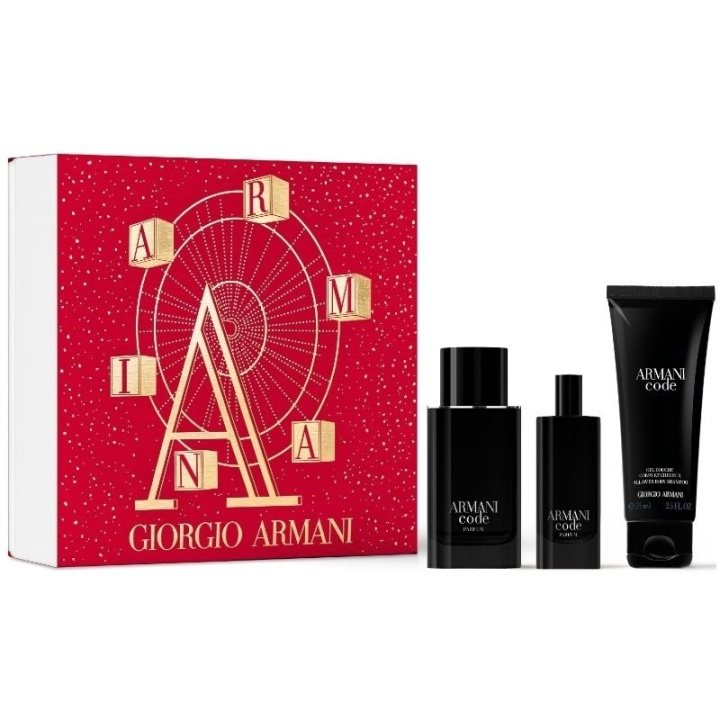 Armani Giftset Armani Code Le Parfum Edp 75ml + Edp 15ml + After Shave Balm 75ml in the group BEAUTY & HEALTH / Gift sets / Gift sets for him at TP E-commerce Nordic AB (C47669)